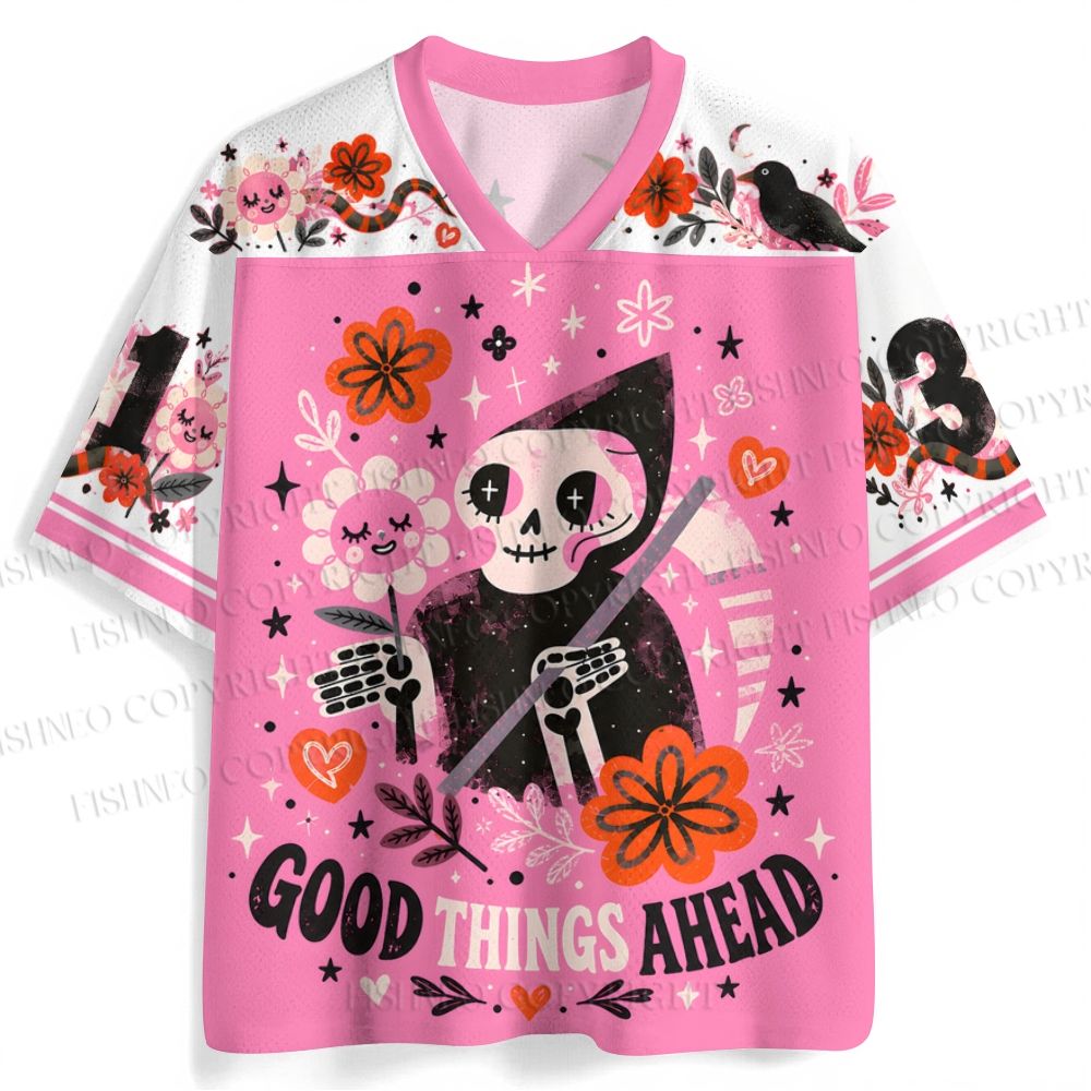 Halloween Sunflower And Grim Reaper Jersey Shirts