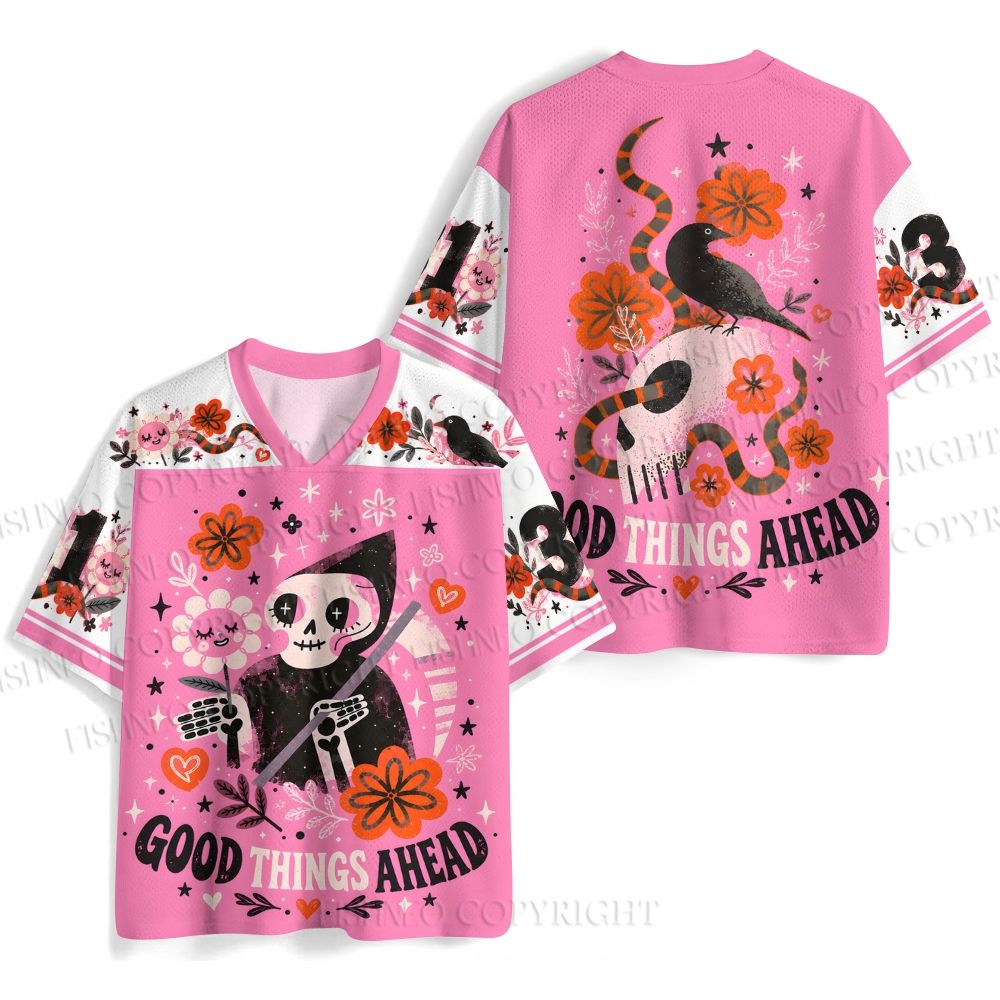 Halloween Sunflower And Grim Reaper Jersey Shirts