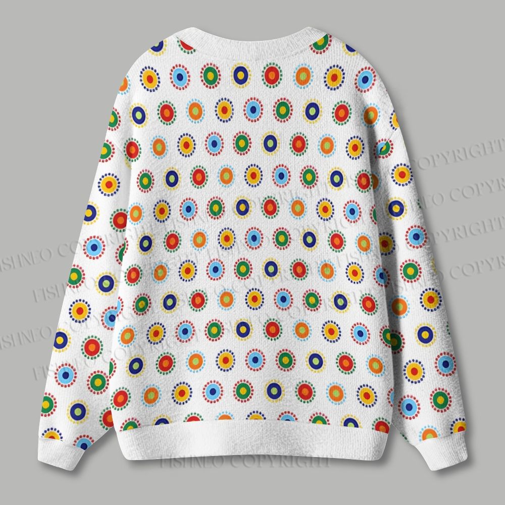Beauty All Around Ugly Cardigan Sweater