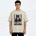 Unisex Let's Drink Beer Printed Washed Tee