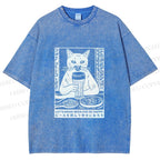 Unisex Let's Drink Beer Printed Washed Tee
