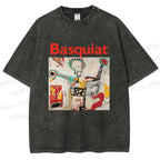 Unisex Jean-Michel Basquiat Untitled Printed Washed Tee