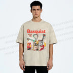 Unisex Jean-Michel Basquiat Untitled Printed Washed Tee