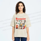 Unisex Jean-Michel Basquiat Untitled Printed Washed Tee