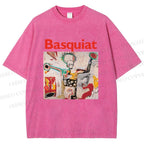 Unisex Jean-Michel Basquiat Untitled Printed Washed Tee