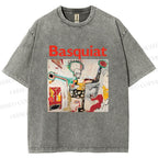 Unisex Jean-Michel Basquiat Untitled Printed Washed Tee