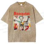 Unisex Jean-Michel Basquiat Untitled Printed Washed Tee