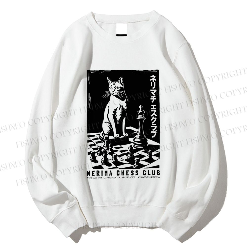 Unisex Nerima Chess Club Printed Sweatshirt