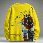 Jean-Michel Basquiat Graffiti Raglan Sweater