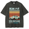 1998 Nissan R34 Skyline Vintage Washed T-shirt