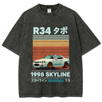 1998 Nissan R34 Skyline Vintage Washed T-shirt