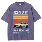 1998 Nissan R34 Skyline Vintage Washed T-shirt