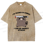 Unisex Coping With Anxiety Washed T-Shirt