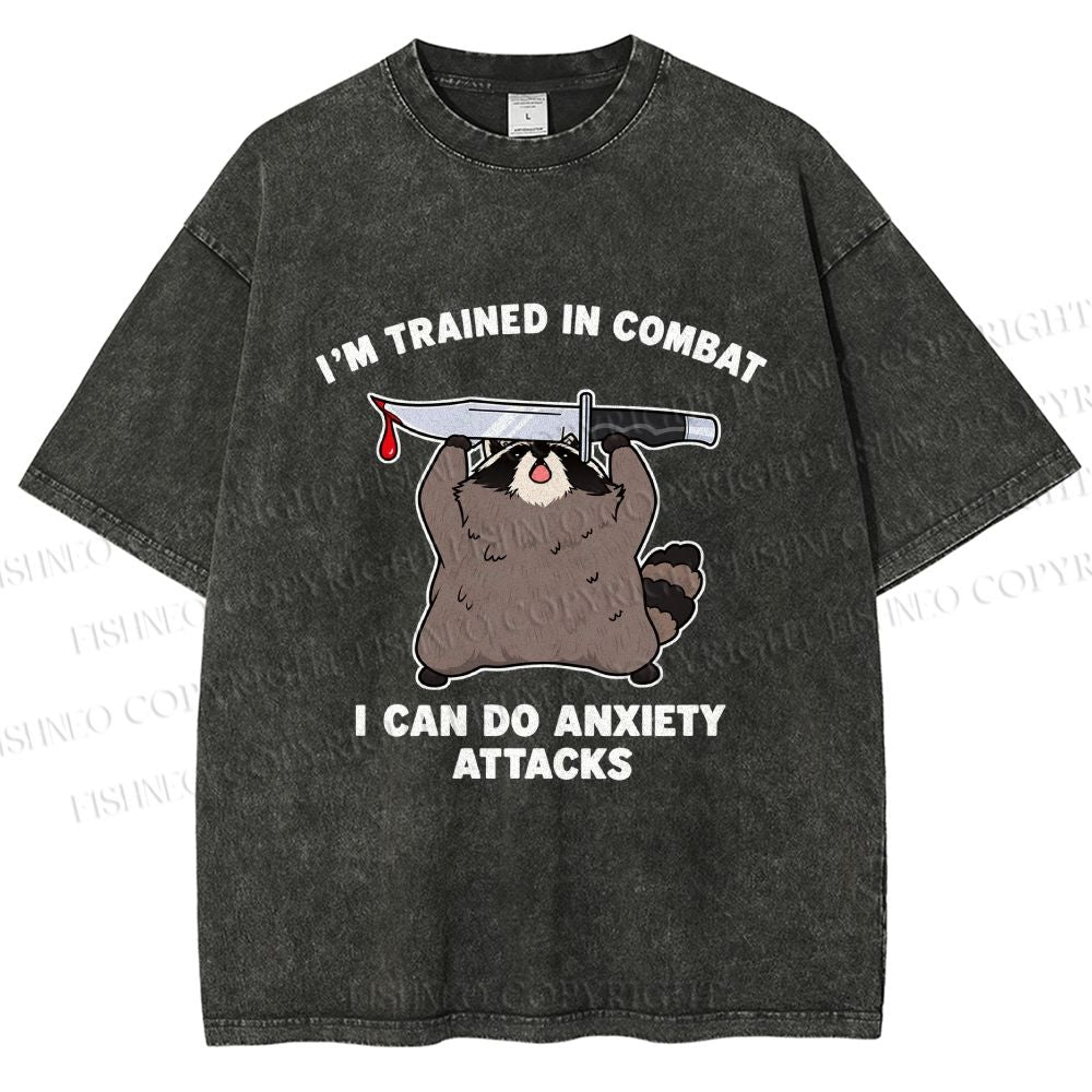 Unisex Coping With Anxiety Washed T-Shirt