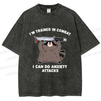 Unisex Coping With Anxiety Washed T-Shirt