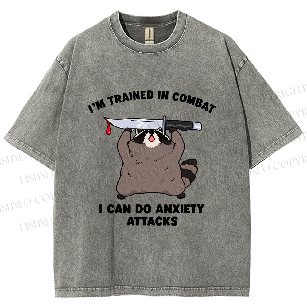 Unisex Coping With Anxiety Washed T-Shirt