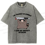 Unisex Coping With Anxiety Washed T-Shirt