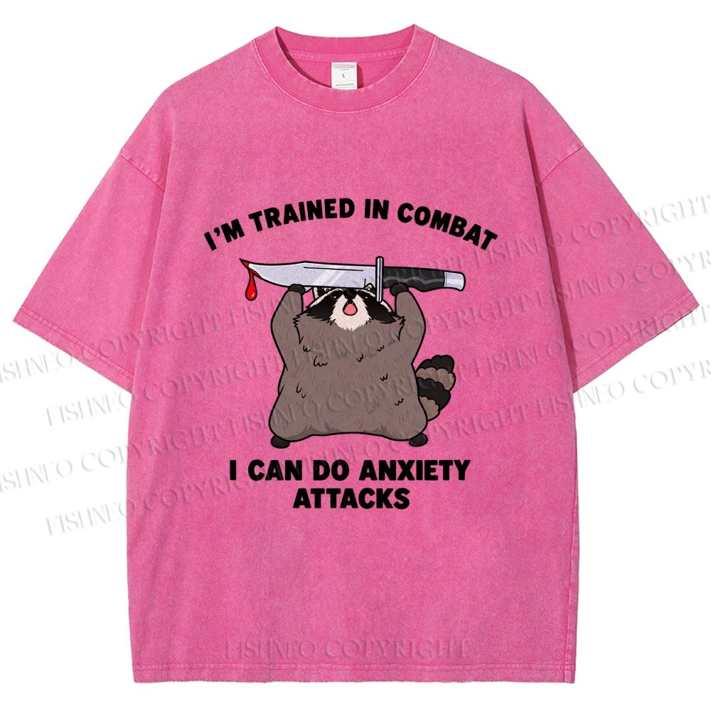 Unisex Coping With Anxiety Washed T-Shirt