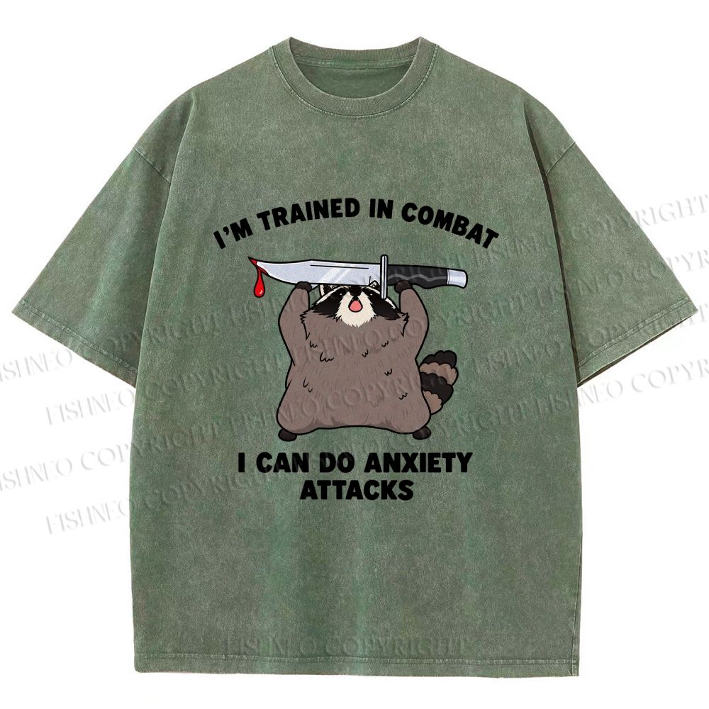 Unisex Coping With Anxiety Washed T-Shirt
