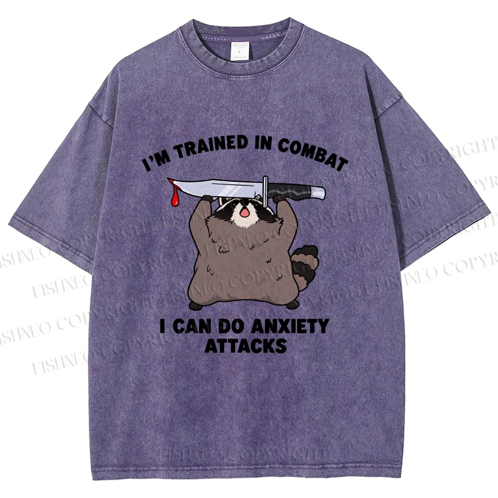 Unisex Coping With Anxiety Washed T-Shirt