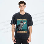Unisex Your Butt Napkins My Lord Printed Washed Tee