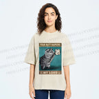 Unisex Your Butt Napkins My Lord Printed Washed Tee