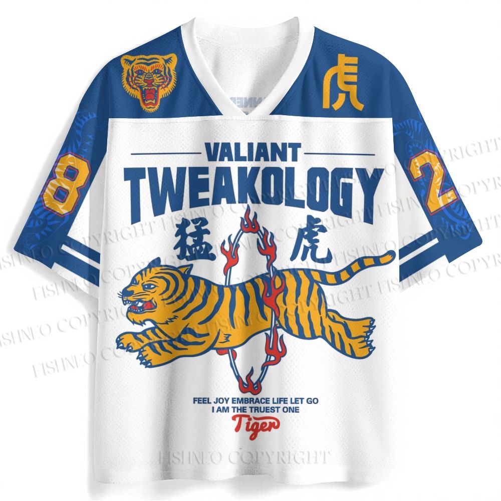 Fierce Tiger Printed Jersey Shirts