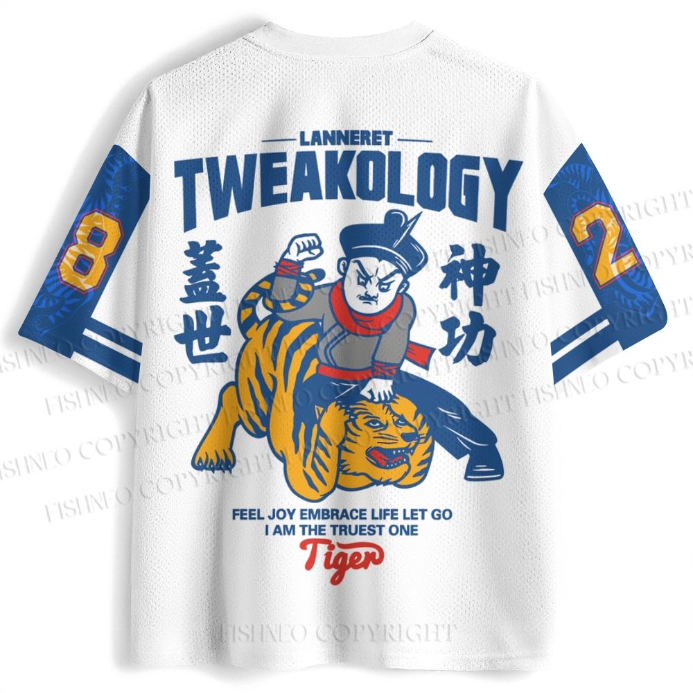 Fierce Tiger Printed Jersey Shirts