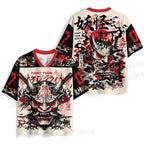 Oni Mask Samurai Jersey Shirts