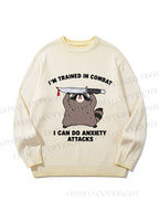 Unisex I Can Do Anxiety Attacks Gradient Casual Sweater