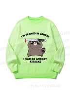 Unisex I Can Do Anxiety Attacks Gradient Casual Sweater
