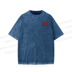 Unisex Tokyo Station Printed Washed Tee