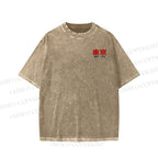 Unisex Tokyo Station Printed Washed Tee