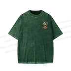 Unisex Ramen Frog Printed Washed Tee