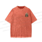 Unisex Ramen Frog Printed Washed Tee