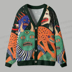 Japanese Monster Ugly Cardigan Sweater
