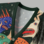 Japanese Monster Ugly Cardigan Sweater