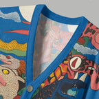 Japanese Monster Ugly Cardigan Sweater