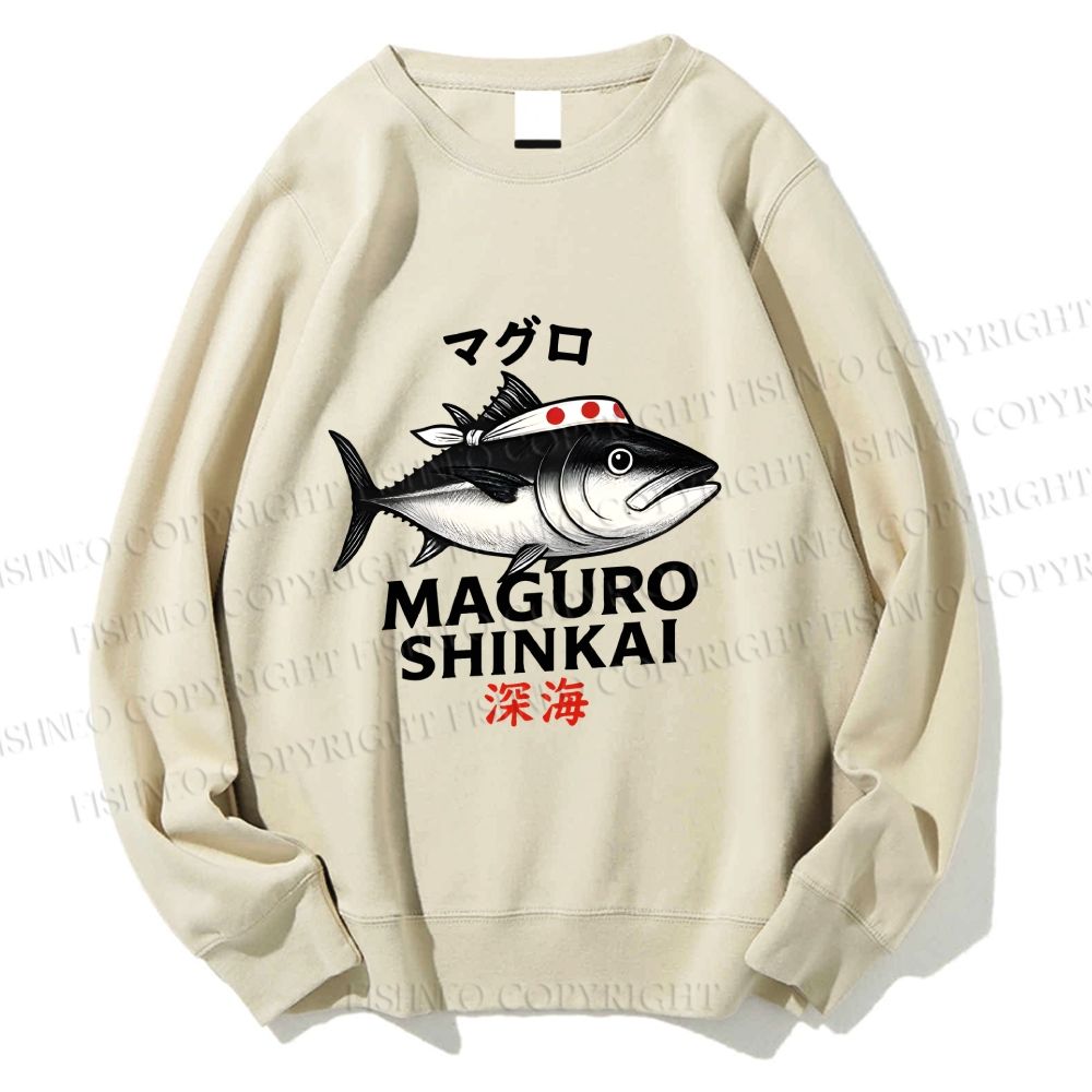 Unisex Deep Sea Tuna Printed Sweatshirt