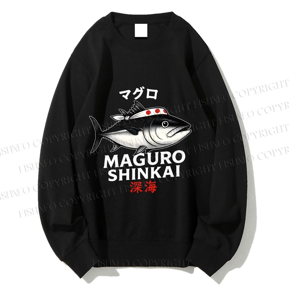 Unisex Deep Sea Tuna Printed Sweatshirt