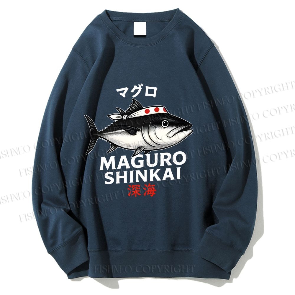 Unisex Deep Sea Tuna Printed Sweatshirt