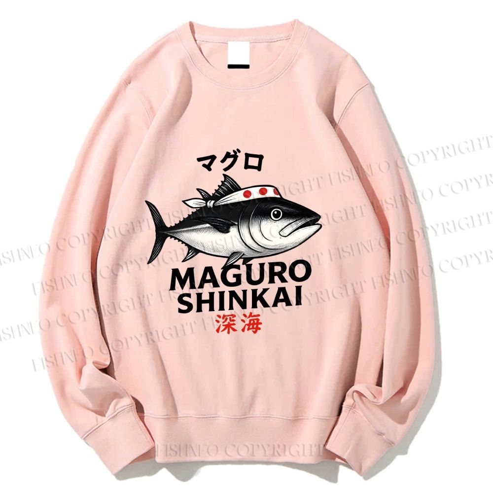 Unisex Deep Sea Tuna Printed Sweatshirt