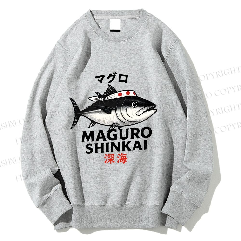 Unisex Deep Sea Tuna Printed Sweatshirt