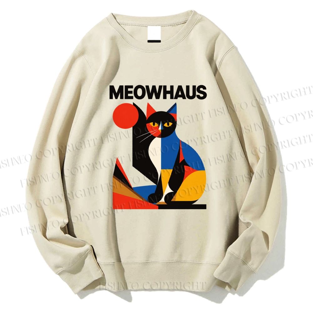 Unisex Meowhaus Printed Sweatshirt