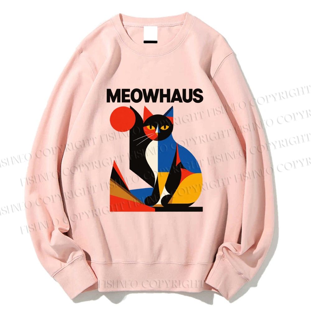Unisex Meowhaus Printed Sweatshirt
