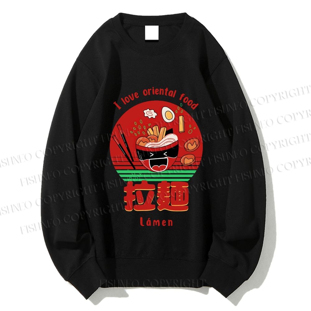 Unisex Ramen Printed Sweatshirt