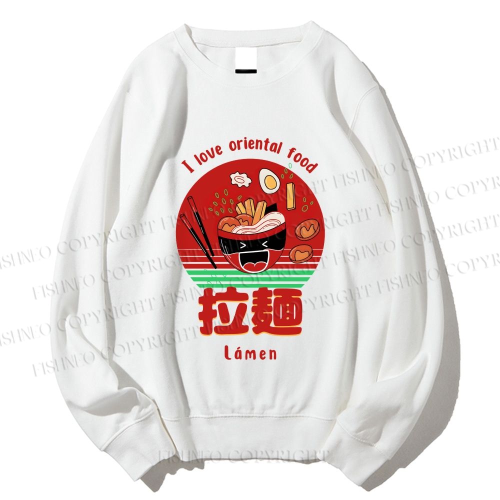 Unisex Ramen Printed Sweatshirt