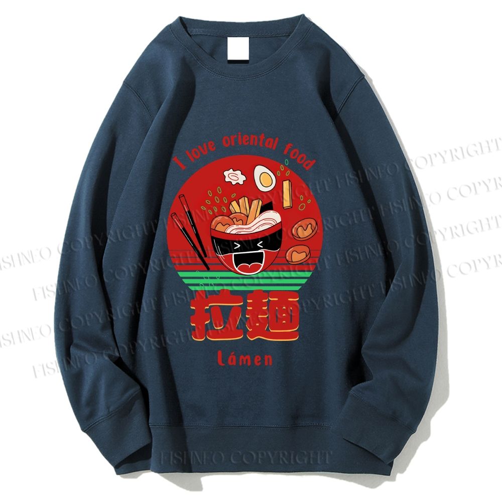 Unisex Ramen Printed Sweatshirt