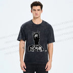 Unisex Jean-Michel Basquiat Printed Washed Tee