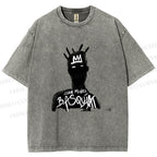 Unisex Jean-Michel Basquiat Printed Washed Tee